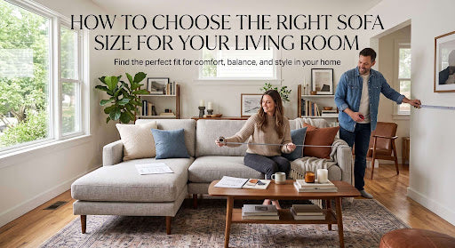 How to Choose the Right Sofa Size for Your Living Room in the UK