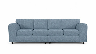 Sky Blue 4 Seater Sofas