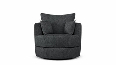 Dark Grey Swivel Chairs
