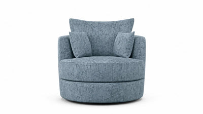 Sky Blue Swivel Chairs