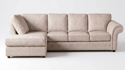 Cream XL L Shape Sofas