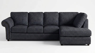 Dark Grey XL L Shape Sofas
