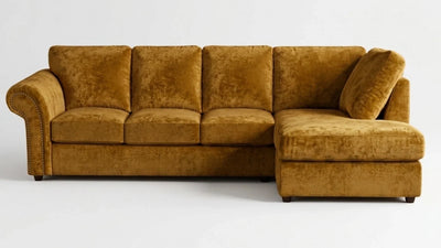 Mustard XL L Shape Sofas