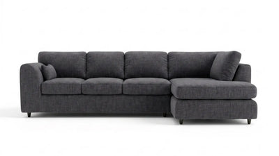 Charcoal XL L Shape Sofas