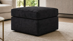 Chenille-footstool-Black_4