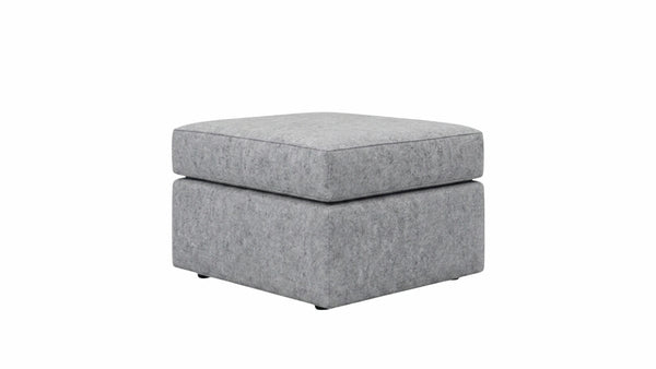 Chenille-footstool-Lightgrey
