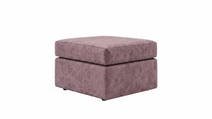Chenille-footstool-Pink