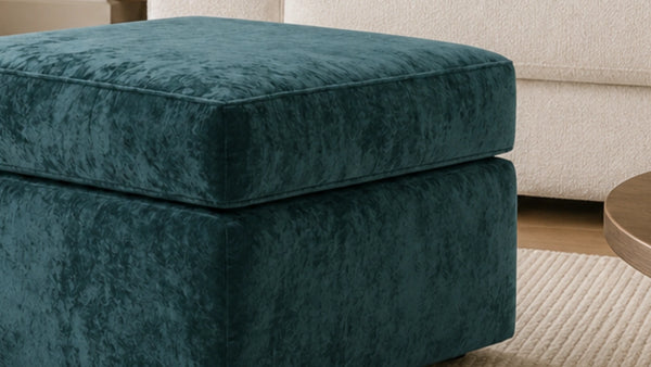 Chenille-footstool-Teal_6