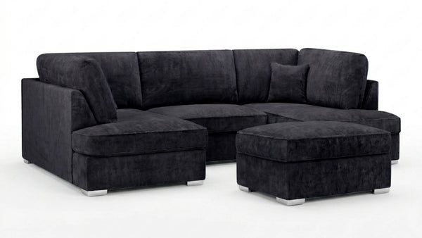 Chenille-ushape-Black