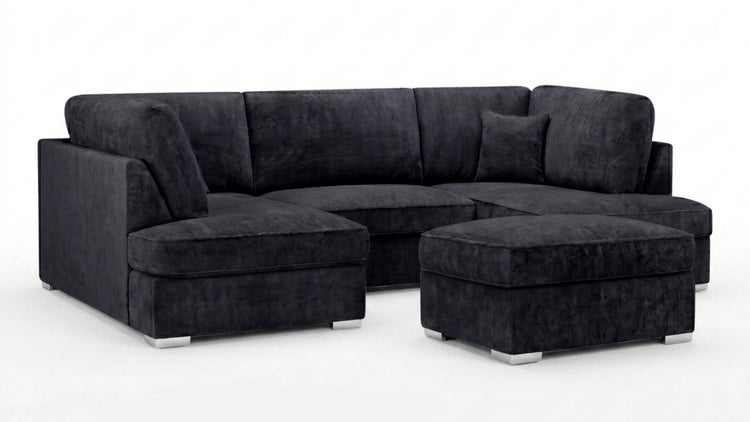 Chenille-ushape-Black