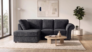 chenille-Black-Left Hand Facing