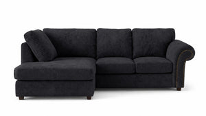 chenille-Black-Left Hand Facing