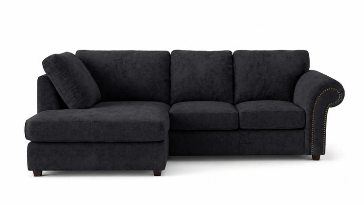 chenille-Black-Left Hand Facing