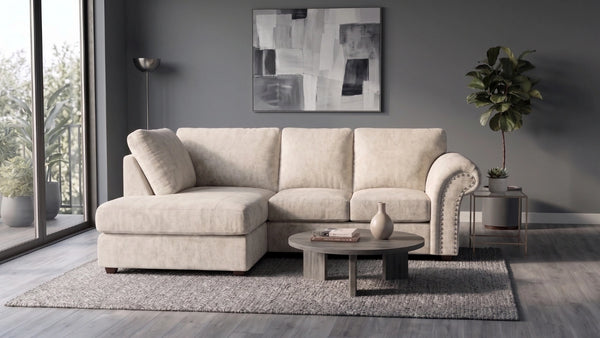 chenille-cream-Left Hand Facing