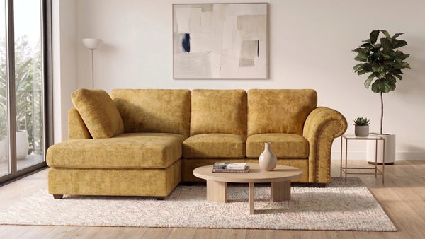 chenille-mustard-Left Hand Facing
