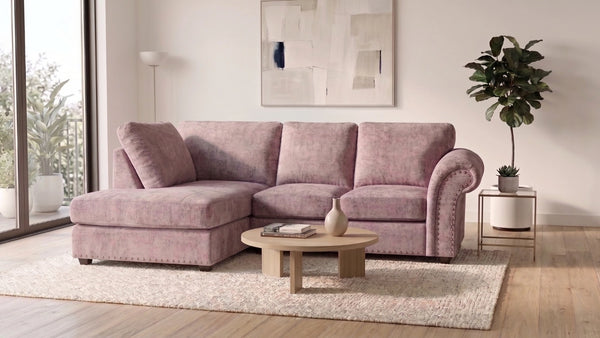 chenille-pink-Left Hand Facing