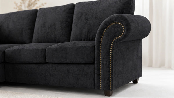 chenille-black-Right Hand Facing