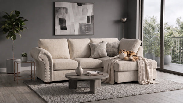 chenille-cream-Right Hand Facing