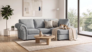 chenille-lightgrey-Right Hand Facing