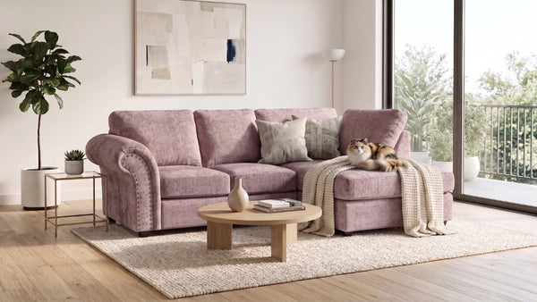 chenille-pink-Right Hand Facing