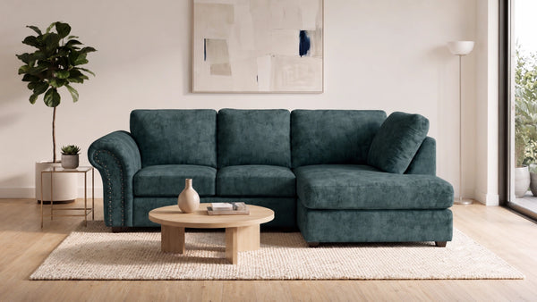 chenille-teal-Right Hand Facing