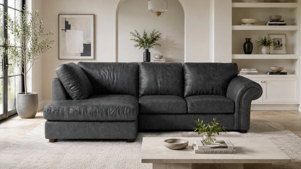 leather-black-Left Hand Facing