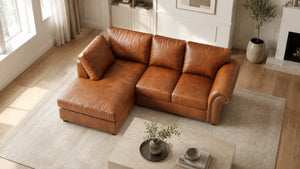 leather-brown-Left Hand Facing