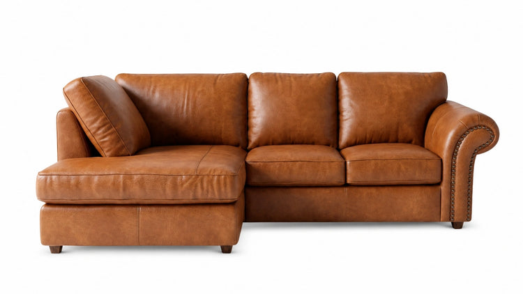 leather-brown-Left Hand Facing